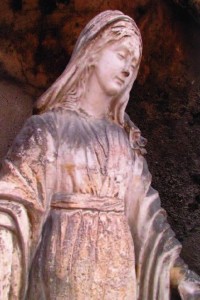 Vierge Marie avant restauration